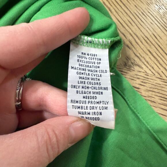 Polo Ralph Lauren Pima Soft Touch Men's XL Solid Green Short Sleeve Polo Shirt - Picture 5 of 6